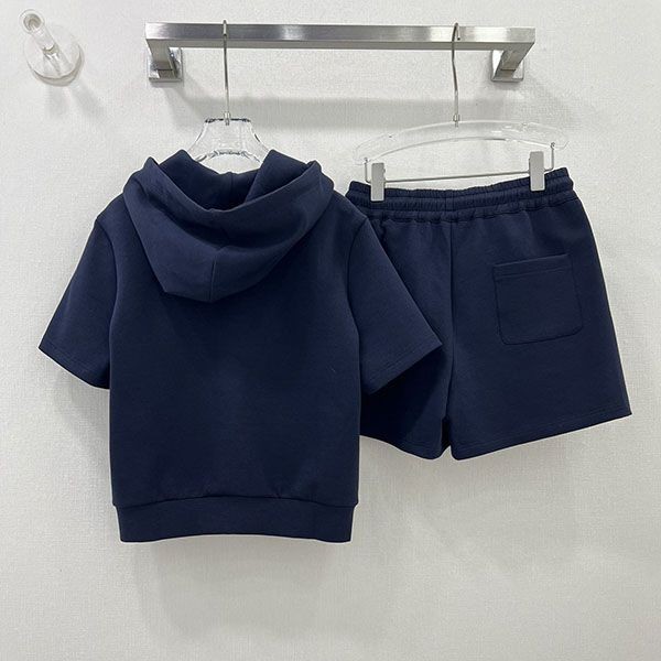 希少 ミュウミュウ ロゴスウェット上下 半袖 myh71355